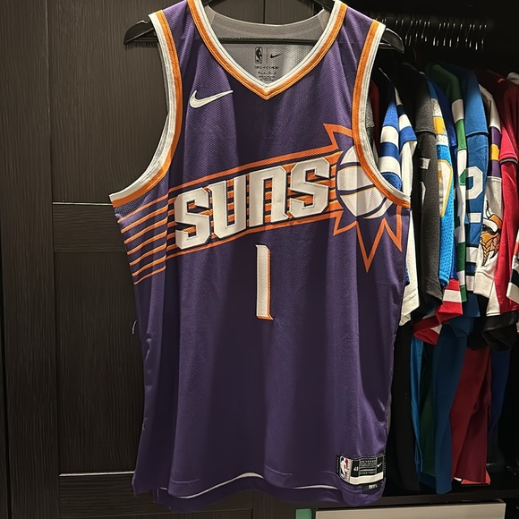 Devin Booker Phoenix Suns Nike Authentic Jersey - Association Edition - Purple - Picture 1 of 7